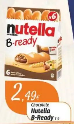 Miranda Supermercados Chocolate Nutella B-Ready T6 promoção