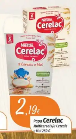 Miranda Supermercados Papa Cerelac Multicereals/8 Cereais e Mel promoção