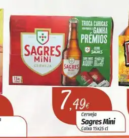 Miranda Supermercados Cerveja Sagres Mini promoção
