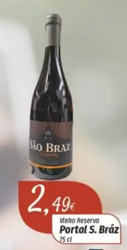 Miranda Supermercados Vinho Reserva Portal S. Bráz promoção