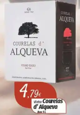 Miranda Supermercados Vinho Courelas d'Alqueva Box promoção