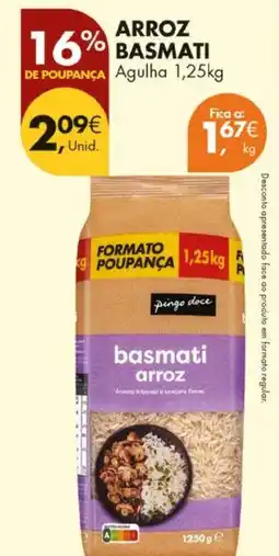 Pingo Doce Arroz basmati promoção