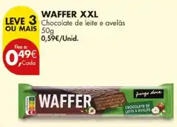 Pingo Doce Waffer xxl promoção
