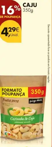 Pingo Doce Caju promoção