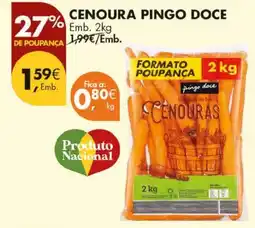 Pingo Doce Cenoura pingo doce promoção