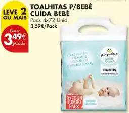 Pingo Doce Toalhitas p/bebé cuida bebé promoção