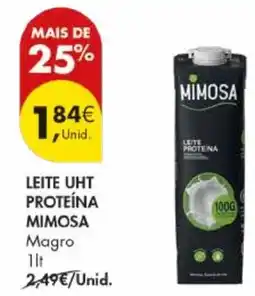 Pingo Doce Leite uht proteína mimosa promoção