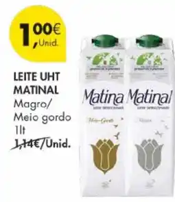Pingo Doce Leite uht matinal promoção