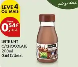 Pingo Doce Leite uht c/chocolate promoção
