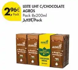 Pingo Doce Leite uht c/chocolate agros promoção