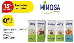 Pingo Doce Mimosa Ligeiras para culinária/ Cremosas promoção
