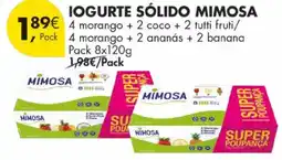 Pingo Doce Iogurte sólido mimosa promoção