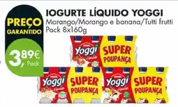Pingo Doce Iogurte líquido yoggi promoção