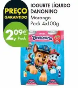 Pingo Doce Iogurte líquido danonino promoção