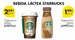 Pingo Doce Bebida láctea starbucks promoção
