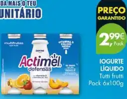 Pingo Doce Iogurte líquido promoção