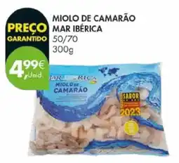Pingo Doce Miolo de camarão mar ibérica 50/70 promoção