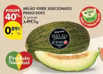 Pingo Doce Melão verde selecionado pingo doce promoção