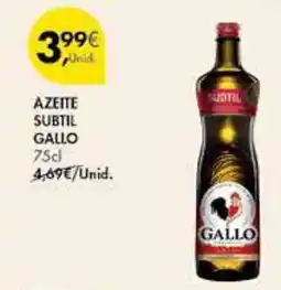 Pingo Doce Azeite subtil gallo promoção