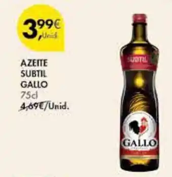 Pingo Doce Azeite subtil gallo promoção