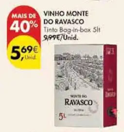 Pingo Doce Vinho monte do ravasco promoção