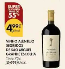 Pingo Doce Vinho alentejo segredos de são miguel grande escolha tinto promoção