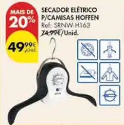 Pingo Doce Secador elétrico p/camisas hoffen promoção