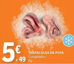 E.Leclerc Tentáculos de pota congelados promoção