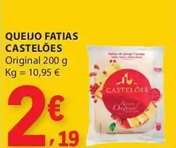 E.Leclerc Queijo fatias castelões original promoção