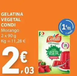 E.Leclerc Gelatina vegetal condi promoção