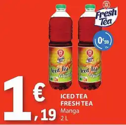E.Leclerc Iced tea fresh tea promoção