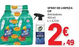 E.Leclerc Spray de limpeza cif promoção