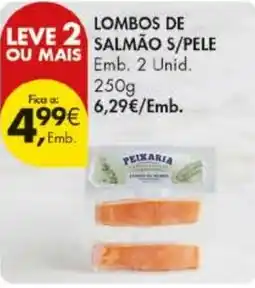 Pingo Doce Lombos de salmão s/pele promoção