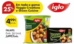 Pingo Doce Falafel iglo promoção