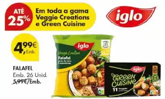 Pingo Doce Falafel iglo promoção