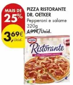Pingo Doce Pizza ristorante dr. oetker promoção