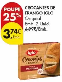Pingo Doce Crocantes de frango iglo promoção