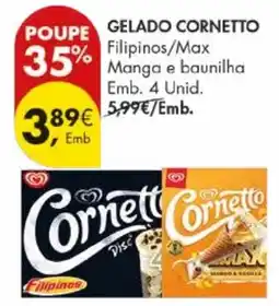 Pingo Doce Gelado cornetto promoção