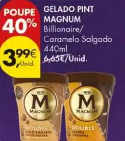 Pingo Doce Gelado pint magnum promoção