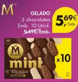 Pingo Doce Magnum gelado promoção