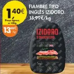 Pingo Doce Fiambre tipo inglés izidoro promoção