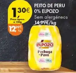Pingo Doce Peito de peru 0% elpozo promoção