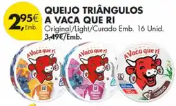 Pingo Doce Queijo triângulos a vaca que ri promoção
