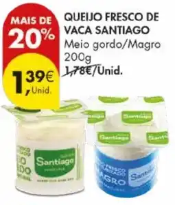 Pingo Doce Queijo fresco de vaca santiago promoção