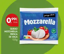 Pingo Doce Queijo mozzarella fresca de vaca promoção