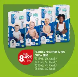 Pingo Doce Fraldas comfort & dry cuida bebé promoção