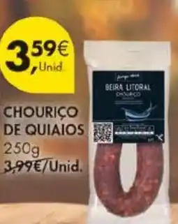 Pingo Doce Chouriço de quiaios promoção