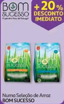 Auchan Numa Seleção de Arroz BOM SUCESSO promoção