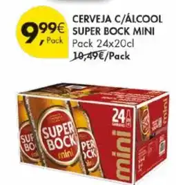 Pingo Doce Cerveja c/álcool super bock mini promoção