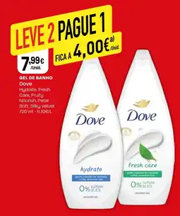 Intermarché Gel de banho Dove promoção